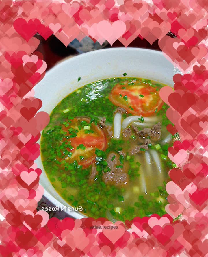 Beef tenderloin in sour soup