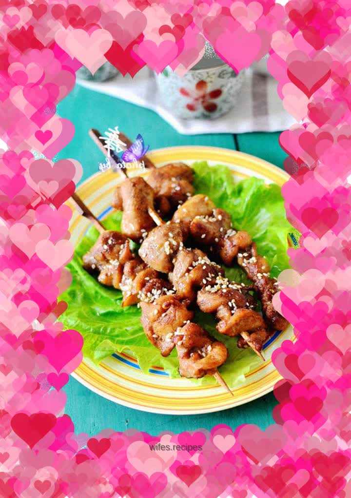 【Tasty chicken skewers】