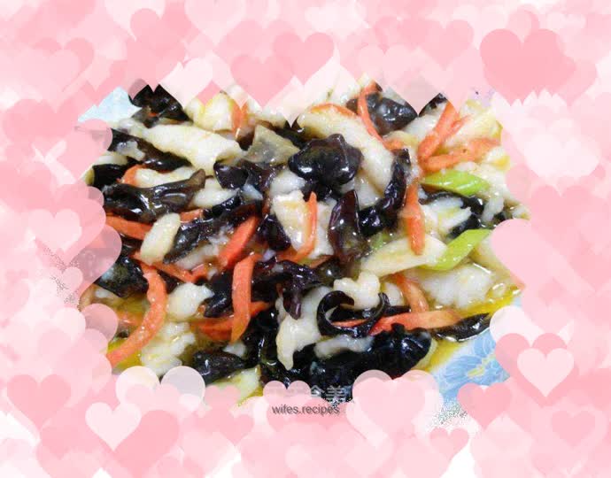 Small leaf version of fish slices