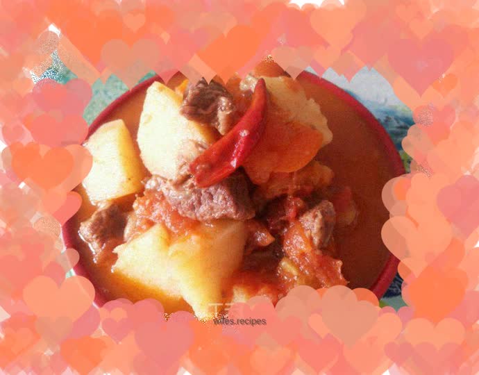 Tomato stewed beef brisket