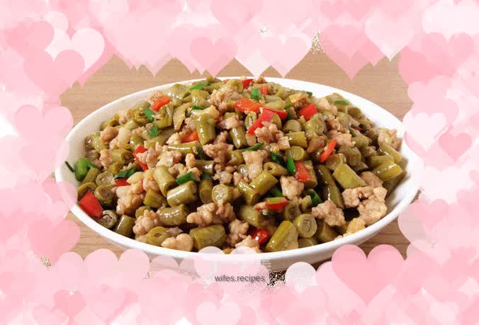 Minced Pork and Pickled Beans