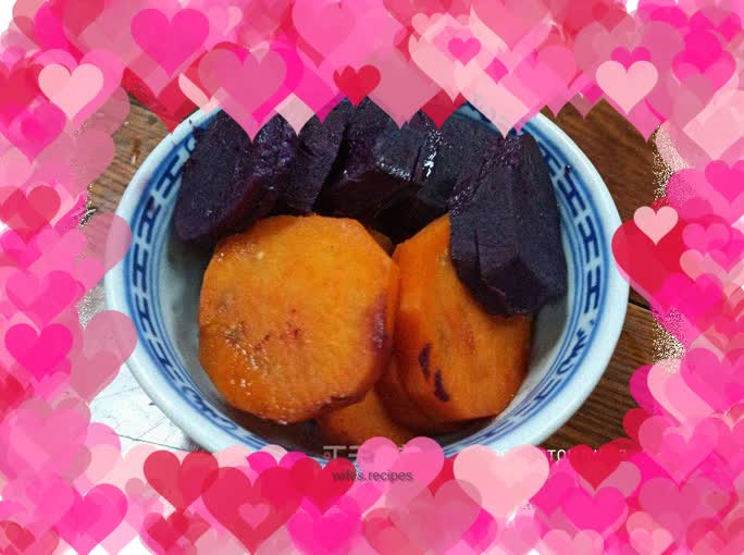 Steamed Purple Sweet Potato