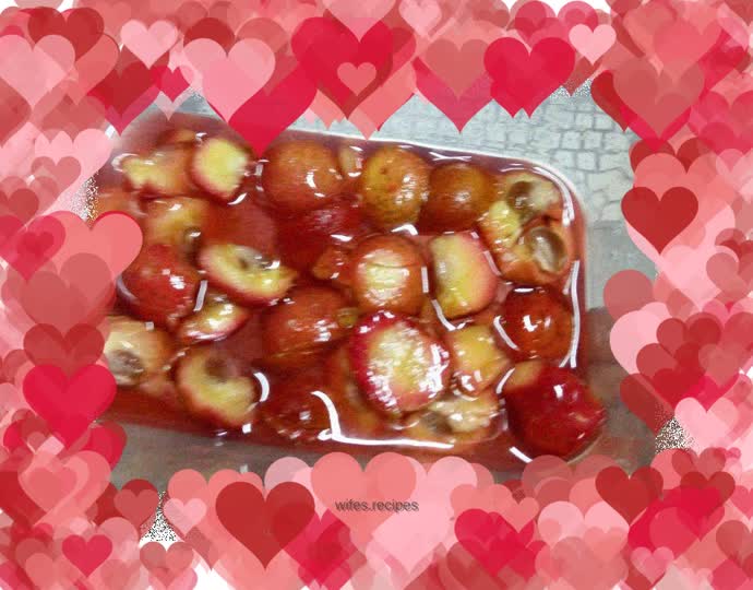 Hawthorn in sugar water