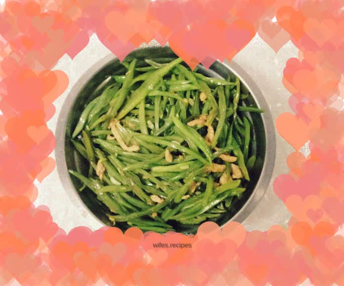 Dinner for two - shredded chicken and beans