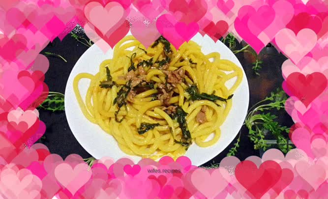 Shepherd's Purse Pork Braised Pan Tiao