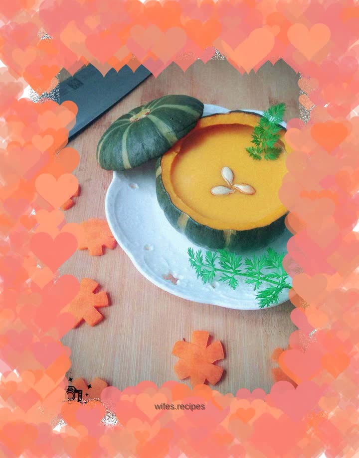 Pumpkin, sweet potato, coconut milk and sago