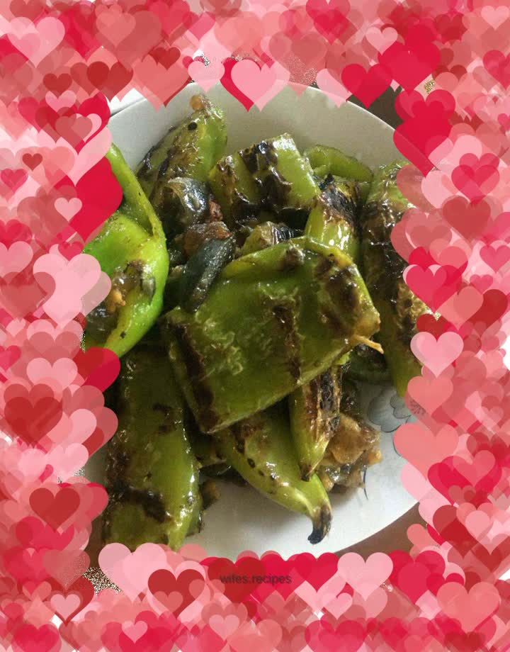 Tiger skin green pepper