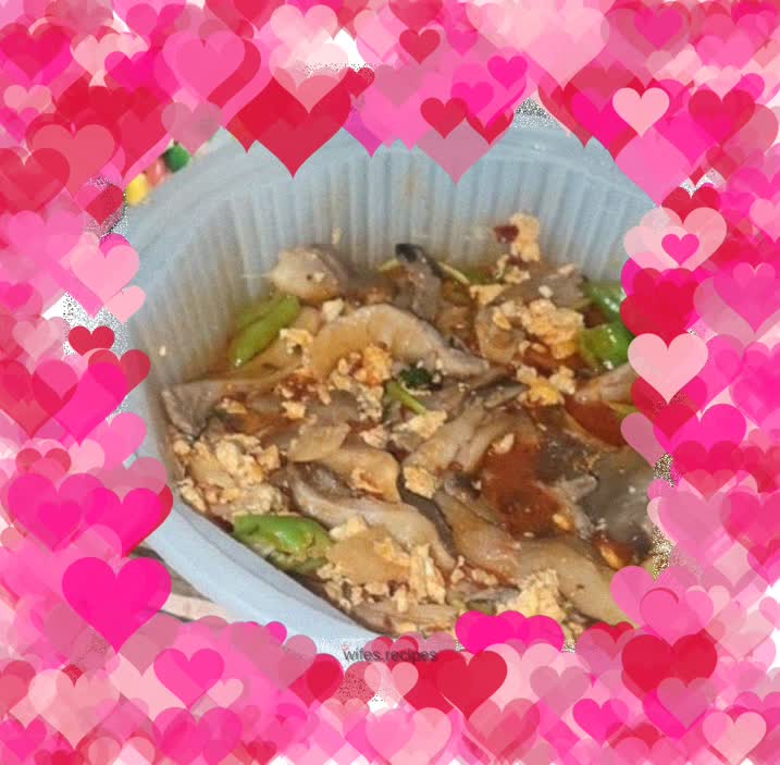 Mushroom scrambled eggs