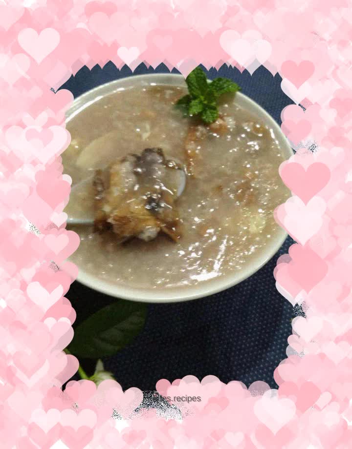 Bonito Peanut Porridge