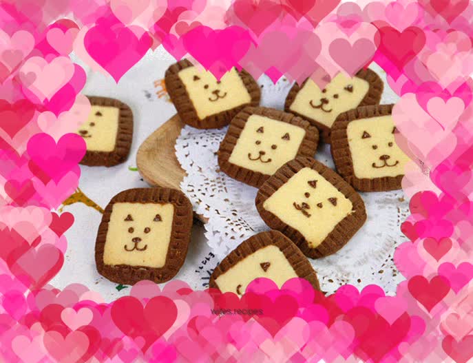 How to make shaped biscuits (lion biscuits)