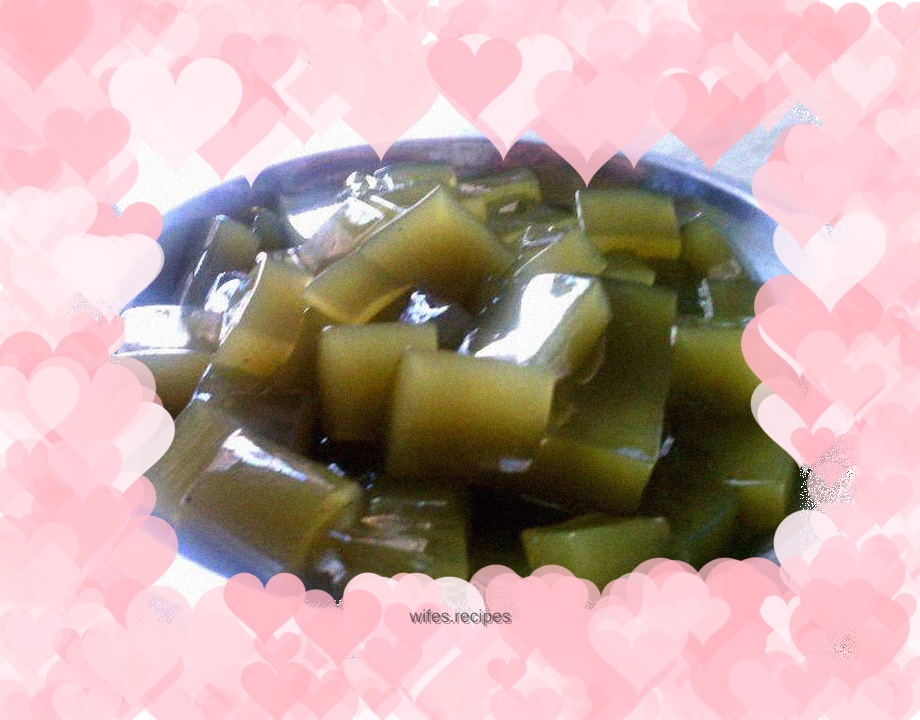 Matcha jelly