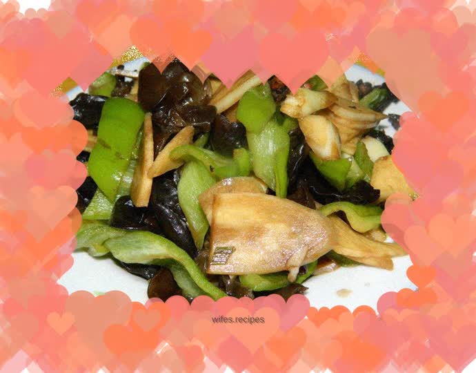 Vegetarian fried three delicacies