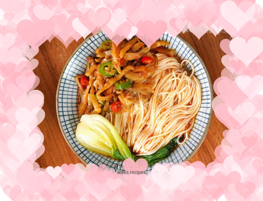 Minced pork with pickled mustard