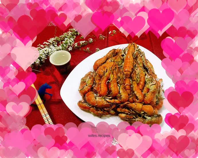 Steamed cricket shrimp