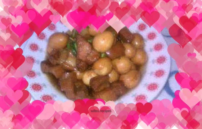 Roasted Pork Belly and Quail Eggs