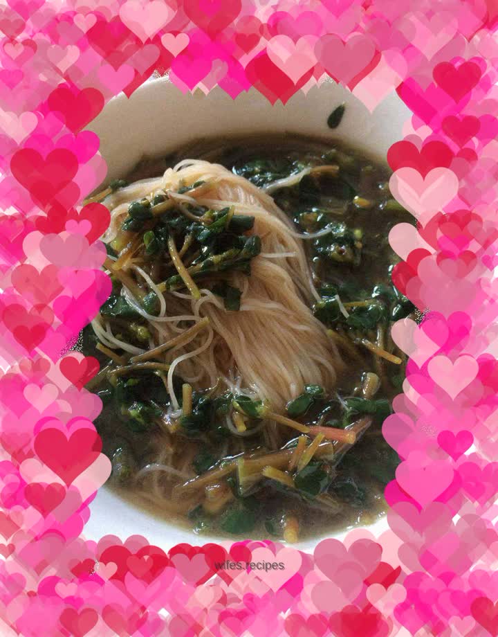 Purslane Rice Noodles