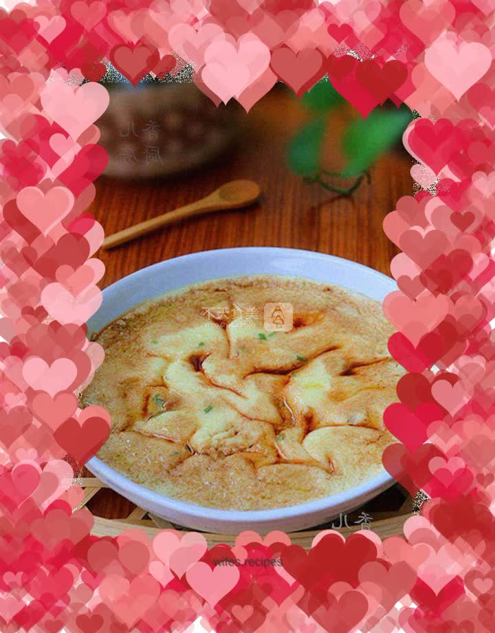 Steamed Egg Custard with Minced Pork