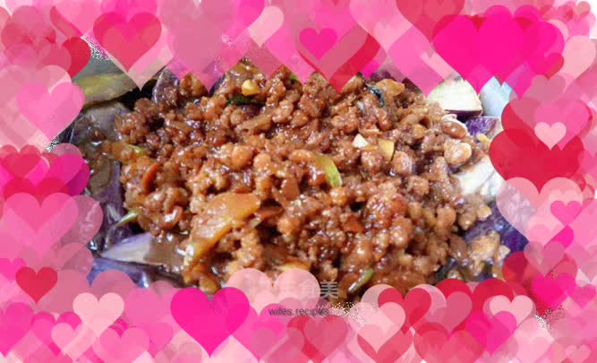 Minced meat sauce with fragrant southern eggplant