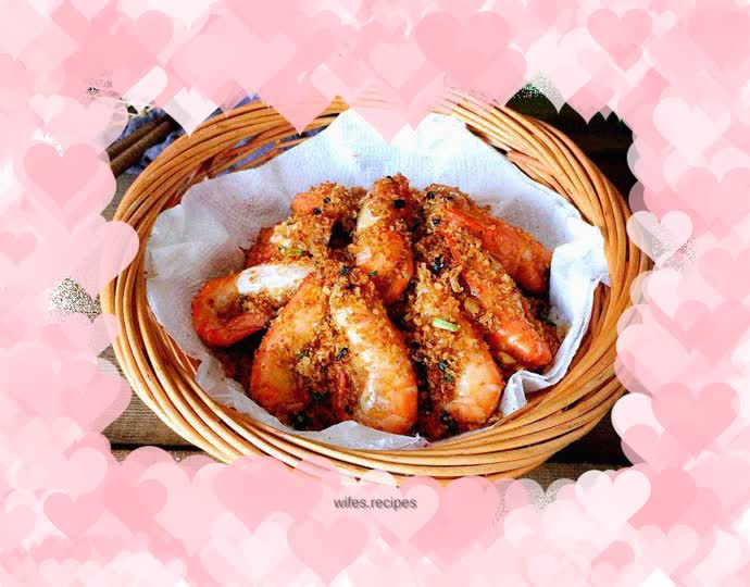 Stir-fried shrimp in typhoon shelter