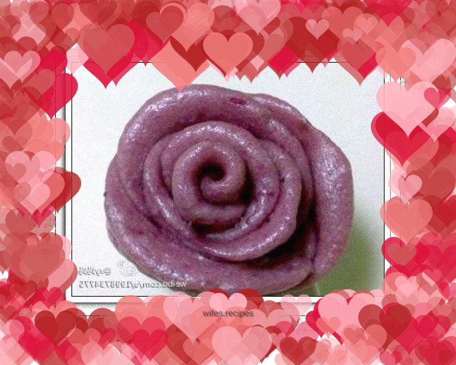 Purple Rose Steamed Buns