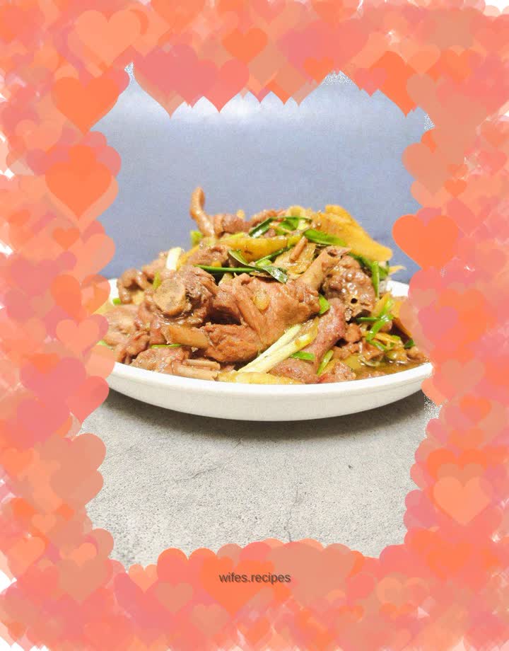 Braised ginger beer duck with dark beer