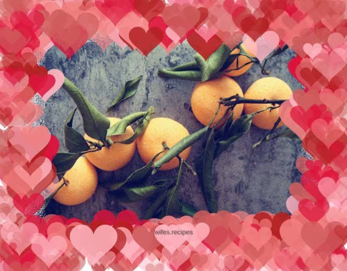 Orange roasted fruit