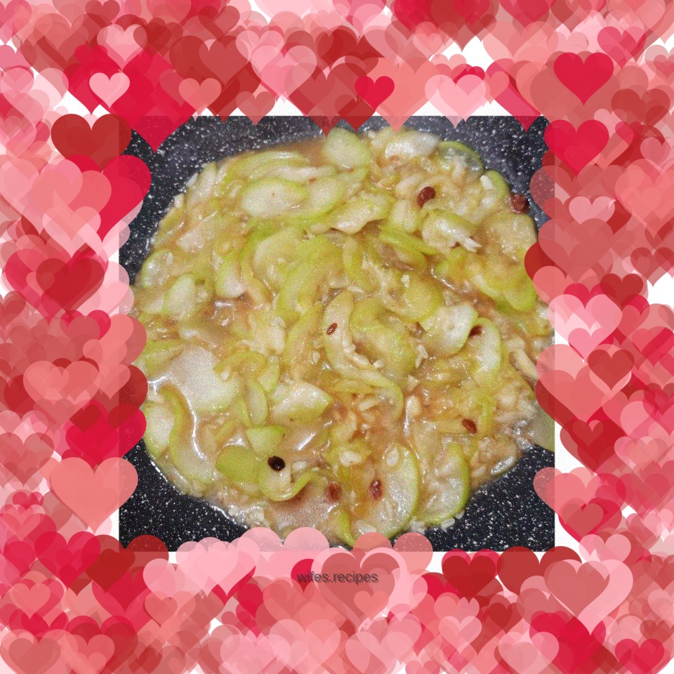 Stir-fried pumpkin with soybean paste