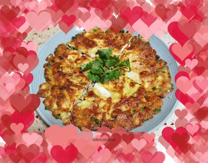 Preserved vegetable omelette