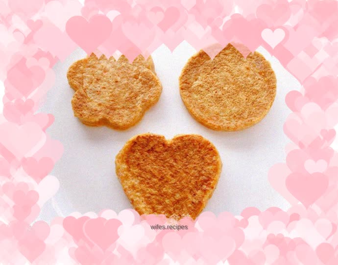 Five-minute carrot egg pancake