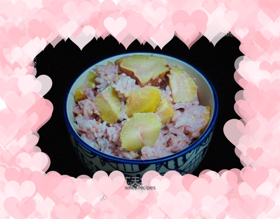 Chestnut braised rice