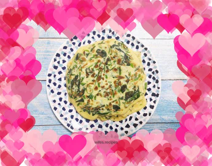 Spinach Egg Pancake