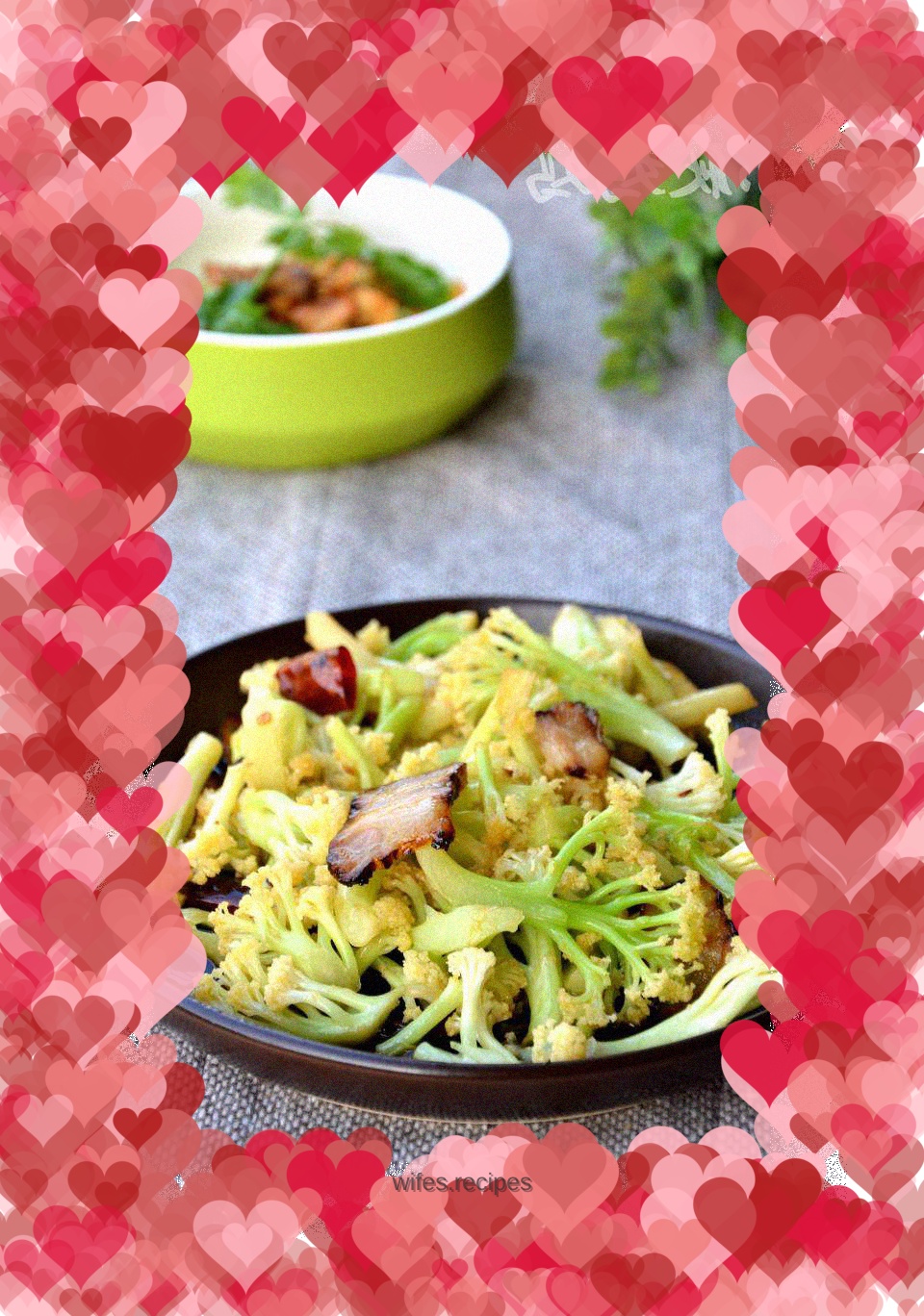 Cauliflower Stir-fried Bacon
