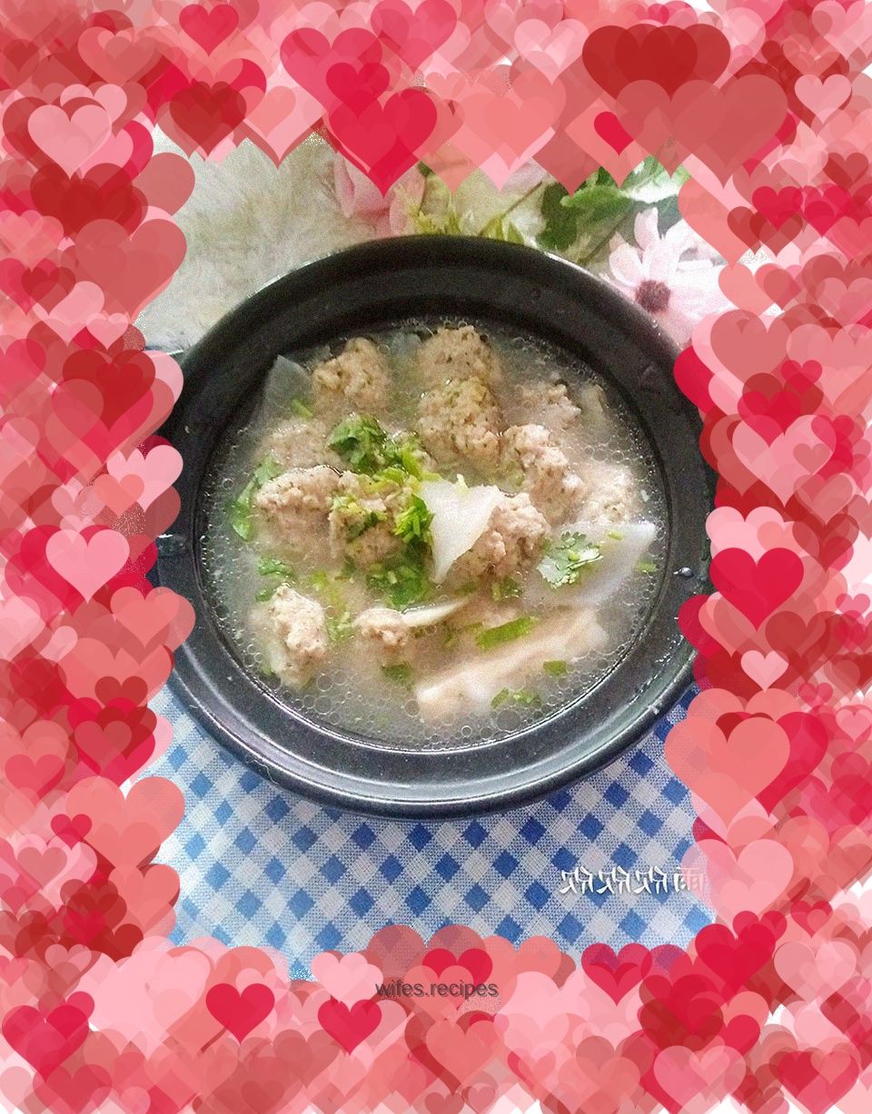 Cilantro Meatball Soup