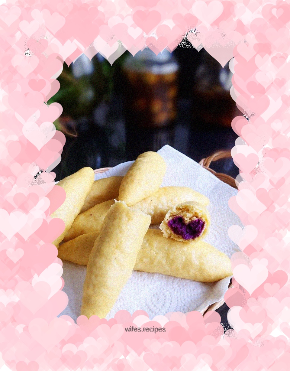 Corn Flour Purple Sweet Potato Buns