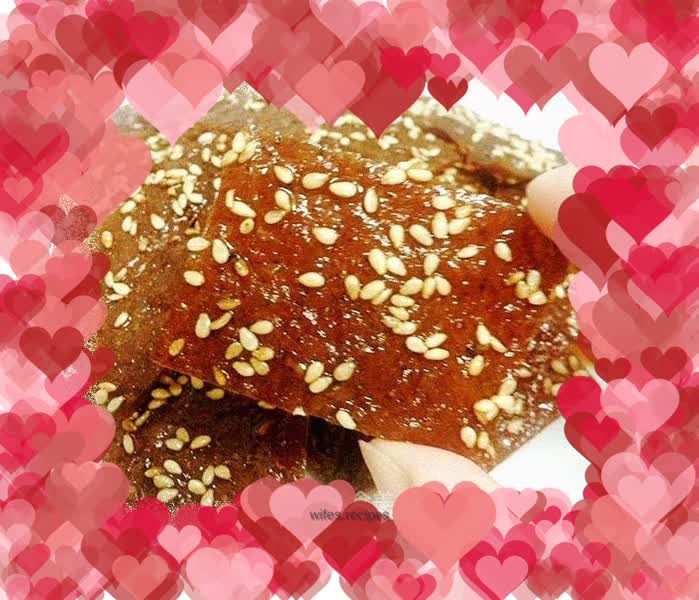 Honey-glazed meat jerky