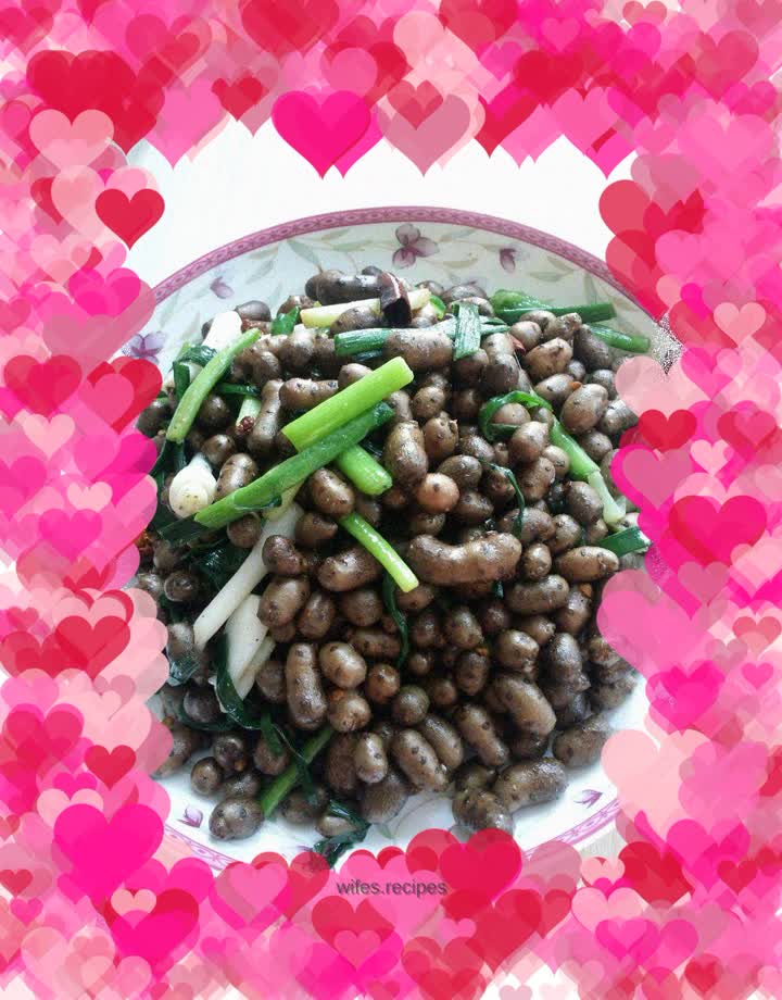 Stir-fried yam beans