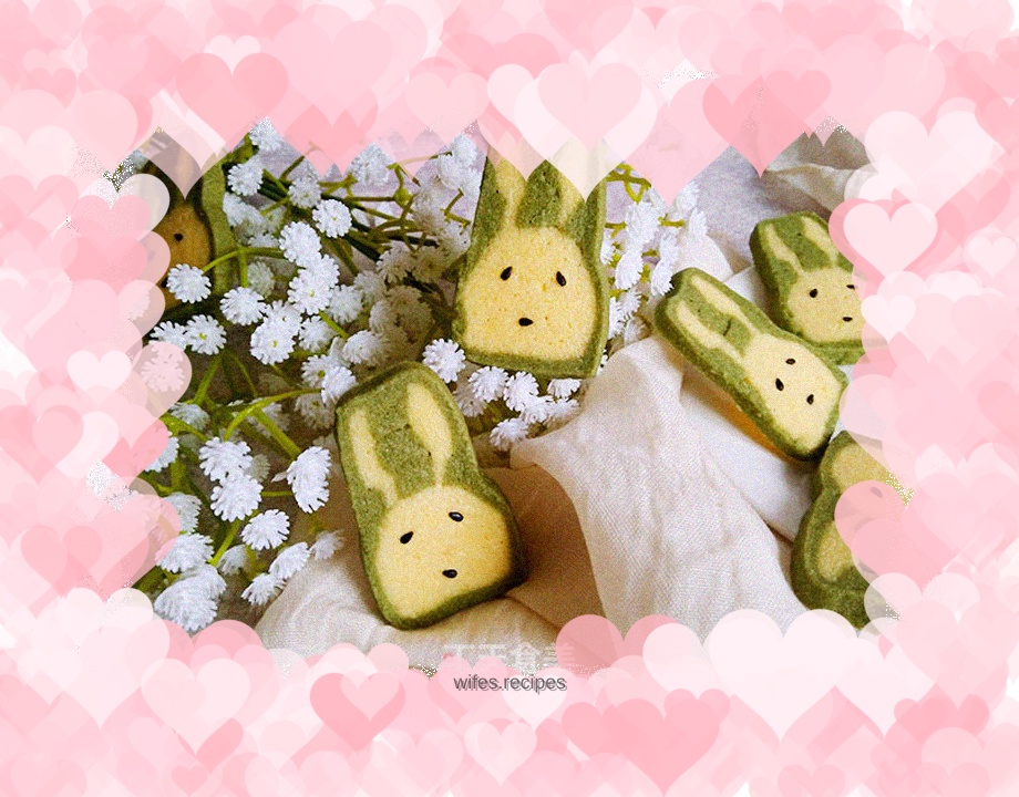 Matcha Bunny Cookies
