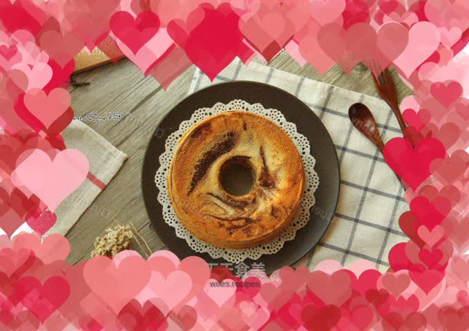 【Tianjin】Cocoa marble chiffon cake