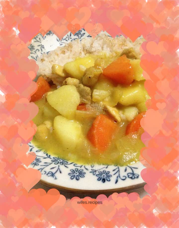 Curry Potato Chicken Rice