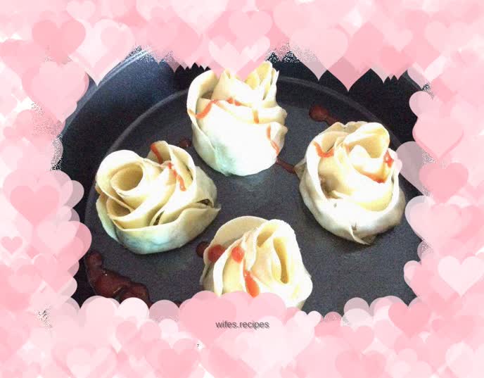 Rose dumplings