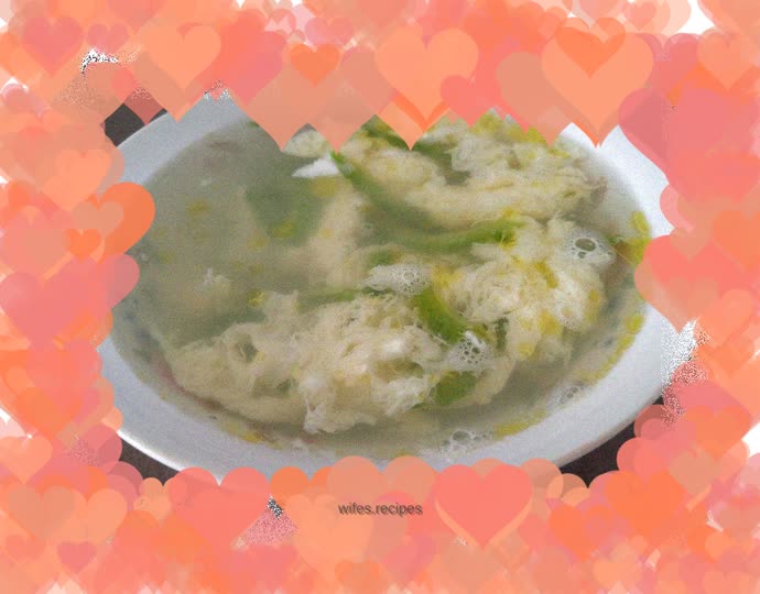 Bitter melon and egg soup