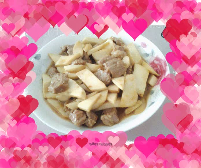 Stir-fried King Oyster Mushrooms with Beef