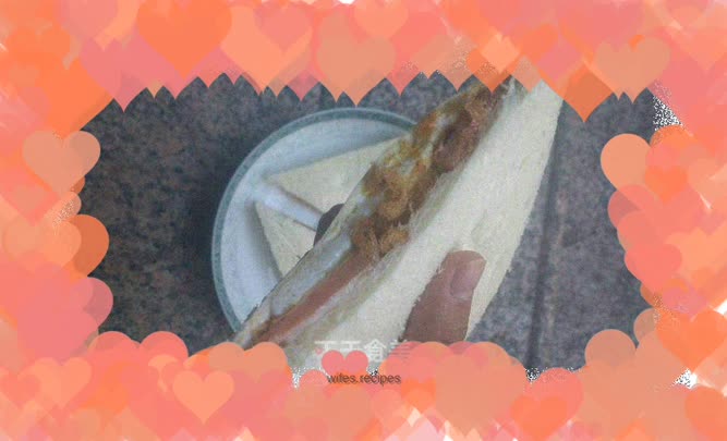 Egg and ham sandwiches for four