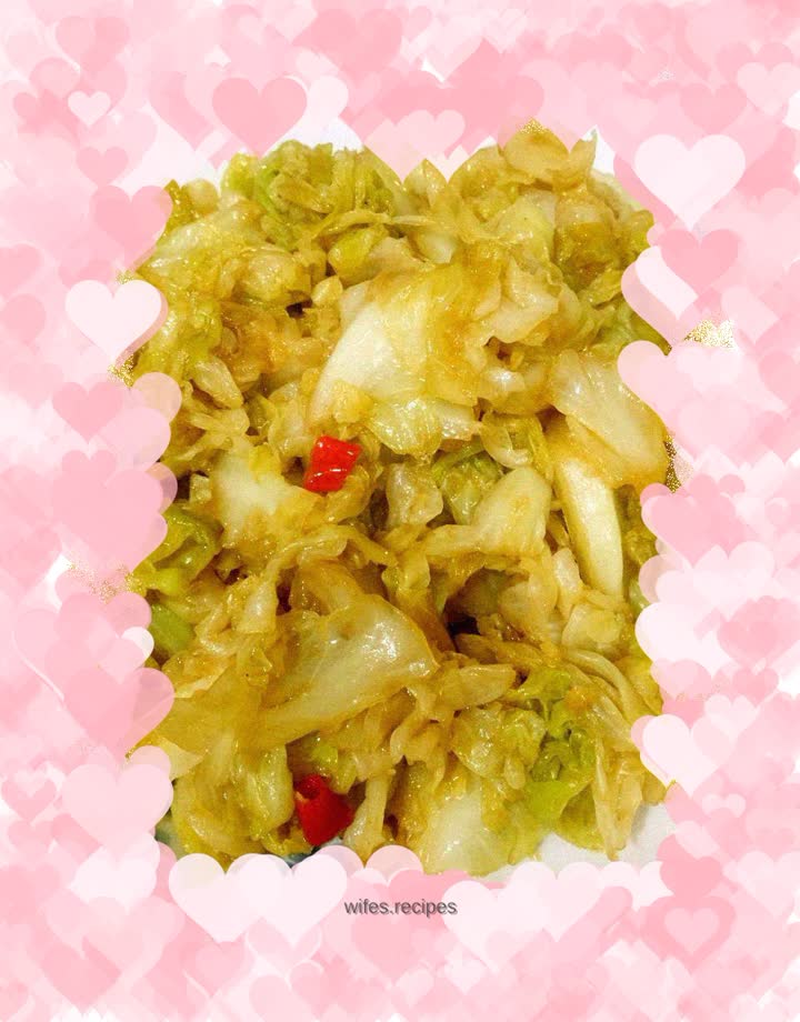 Hot and sour shredded cabbage