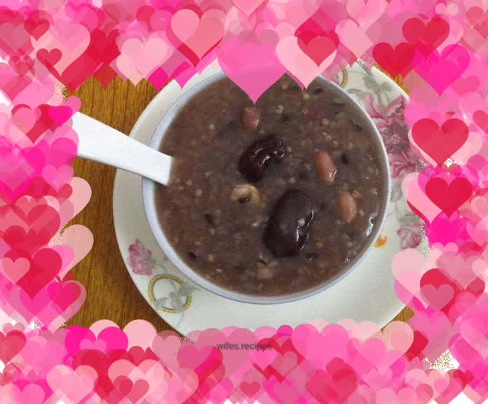 Vegetarian nutritious porridge