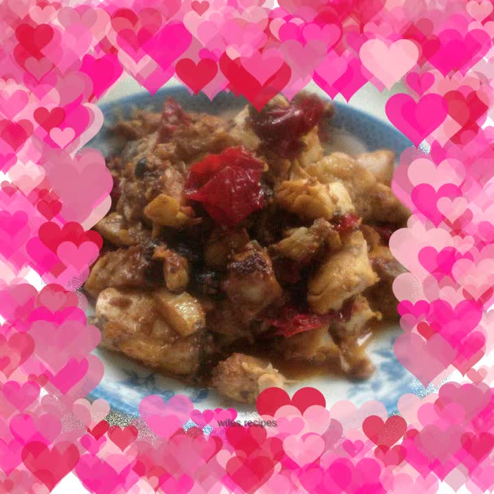 Homemade black soy fish