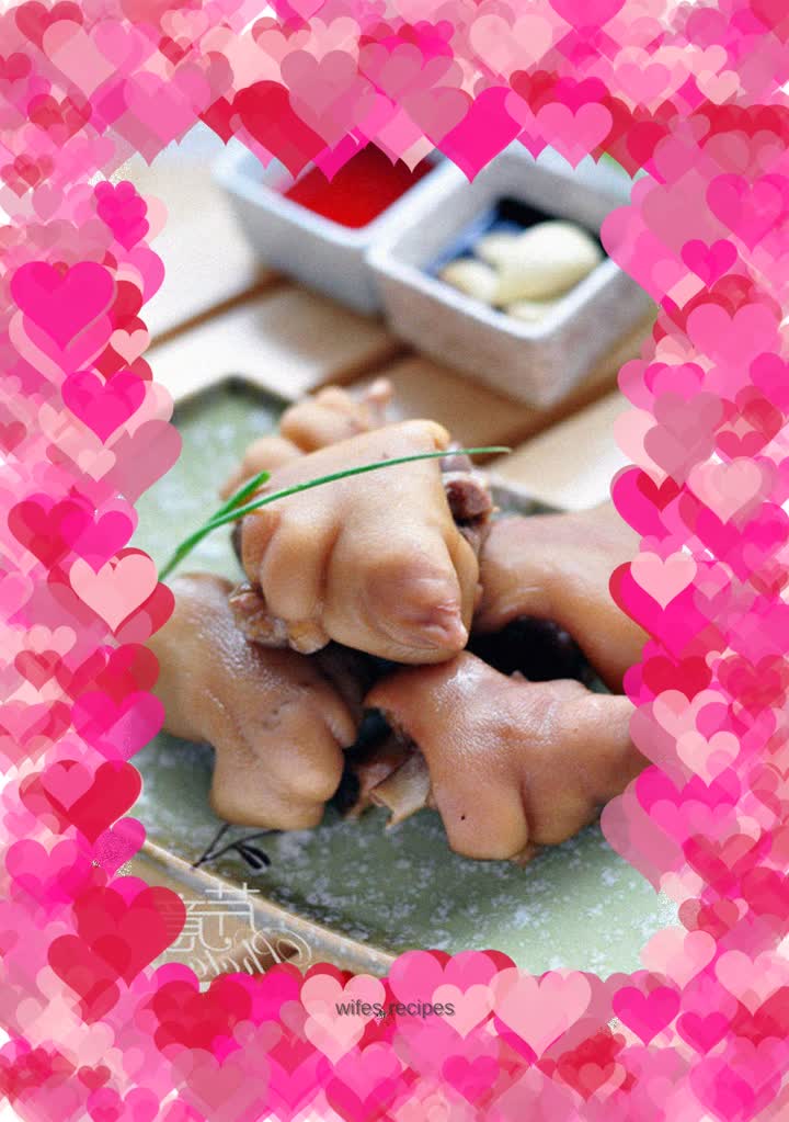 Braised hoof flowers with fragrant paste