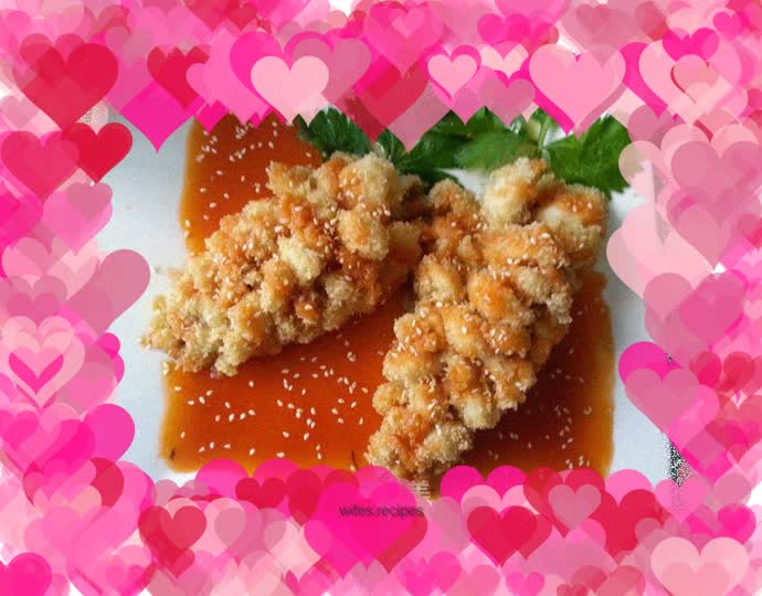 Grape fish with tomato sauce