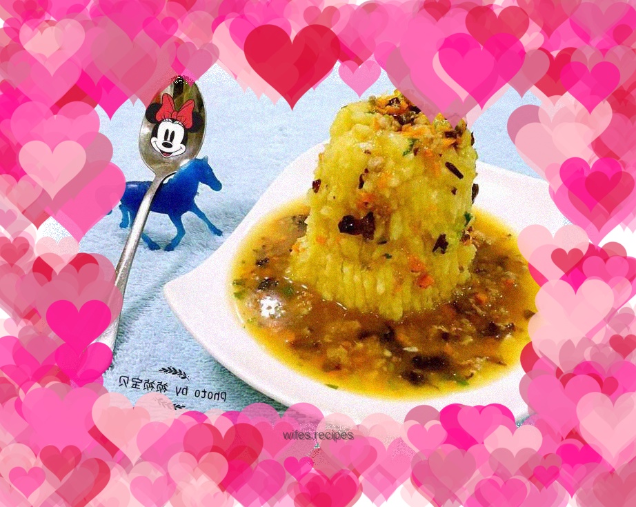 Flaming Mountain Mashed Potatoes