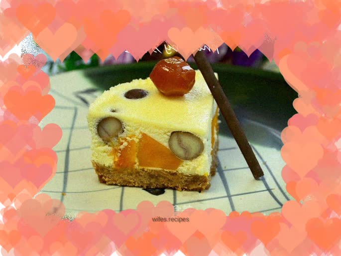 Pumpkin Chestnut Cheesecake